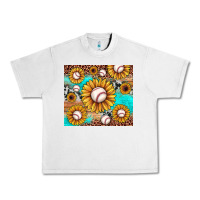 Lunar Rock baseball leopard turquoise sunflower Urban Heavy Tee - JahusDesignShop