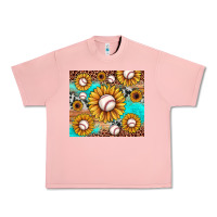 Salmon baseball leopard turquoise sunflower Urban Heavy Tee - JahusDesignShop