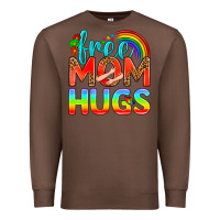 Chestnut Pride LGBTQ Free Mom Hugs Premium Sweatshirt - BundleAndBundleShop