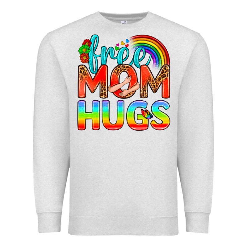 Pride Lgbtq Free Mom Hugs Premium Sweatshirt by BundleAndBundleShop | Teevron