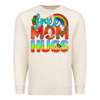 Sandshell Pride LGBTQ Free Mom Hugs Premium Sweatshirt - BundleAndBundleShop
