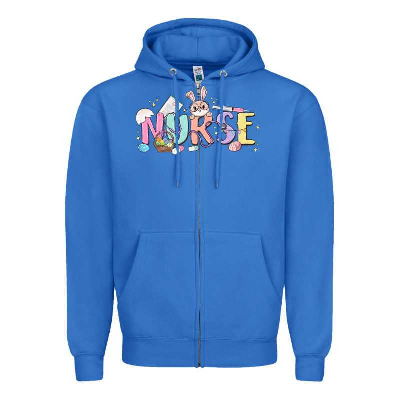 Easter Nurse Zipper Hoodie by MaliasSmallBusiness | Teevron