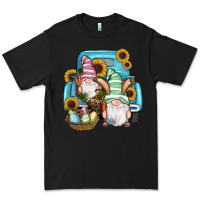 Black Easter Gnomes Egg Sunflowers Truck Premium Tee - RanaPortraitStore