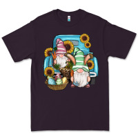Plum Easter Gnomes Egg Sunflowers Truck Premium Tee - RanaPortraitStore