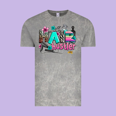 Hair Hustler Vintage Tee Designed By Adodesignshop