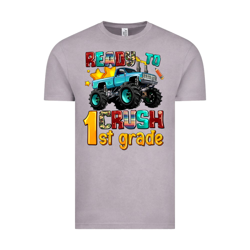 Ready To School Crush 1st Grade Vintage Tee by AdoDesignShop | Teevron