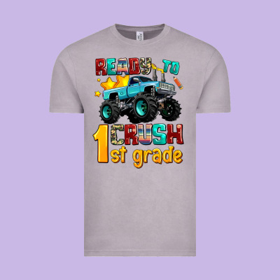 Ready To School Crush 1st Grade Vintage Tee Designed By Adodesignshop