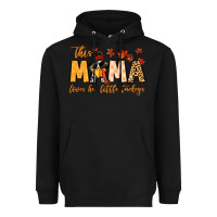 Black this mama loves her little turkeys Heavyweight Hoodie - MaliasSmallBusiness