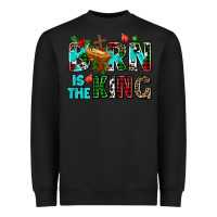 Black born is the king Heavyweight Sweatshirt - AdoDesignShop