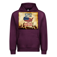 Mauve Wine my rights don't end Urban Hoodie - TumblerDesignByShophia