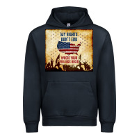 Navy my rights don't end Urban Hoodie - TumblerDesignByShophia
