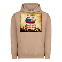 Pigment Burro my rights don't end Urban Hoodie - TumblerDesignByShophia