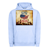 Pigment Grape Ice my rights don't end Urban Hoodie - TumblerDesignByShophia