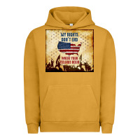 Pigment Peanut Butter my rights don't end Urban Hoodie - TumblerDesignByShophia