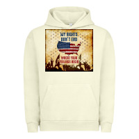 Pigment Pistachio my rights don't end Urban Hoodie - TumblerDesignByShophia