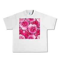 Lunar Rock valentines day all dress up roses seamless pattern Urban Heavy Tee - BundleAndBundleShop