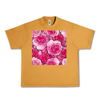 Peanut Butter valentines day all dress up roses seamless pattern Urban Heavy Tee - BundleAndBundleShop