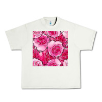 Pistachio valentines day all dress up roses seamless pattern Urban Heavy Tee - BundleAndBundleShop