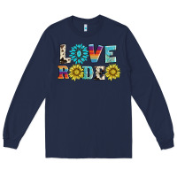 Navy love rodeo Long Sleeve Tee - AdoDesignShop