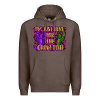 Coffee mardi gras i'm just here for the craw fish with lobster Premium Hoodie - RanaPortraitStore