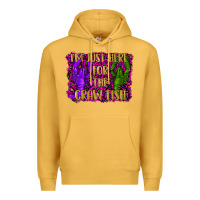 Mustard mardi gras i'm just here for the craw fish with lobster Premium Hoodie - RanaPortraitStore