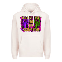 Pale Pink mardi gras i'm just here for the craw fish with lobster Premium Hoodie - RanaPortraitStore