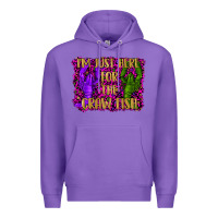 Purple mardi gras i'm just here for the craw fish with lobster Premium Hoodie - RanaPortraitStore