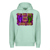 Seafoam mardi gras i'm just here for the craw fish with lobster Premium Hoodie - RanaPortraitStore