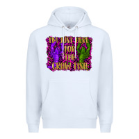 White mardi gras i'm just here for the craw fish with lobster Premium Hoodie - RanaPortraitStore