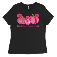 Black in october we wear pink pumpkins Ladies Tee - AdoDesignShop