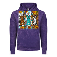 Cloud Purple Easter bunnies leopard cowhide tumbler Easter Day Vintage Hoodie - Neo Western