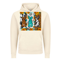 Vintage Artic Easter bunnies leopard cowhide tumbler Easter Day Vintage Hoodie - Neo Western