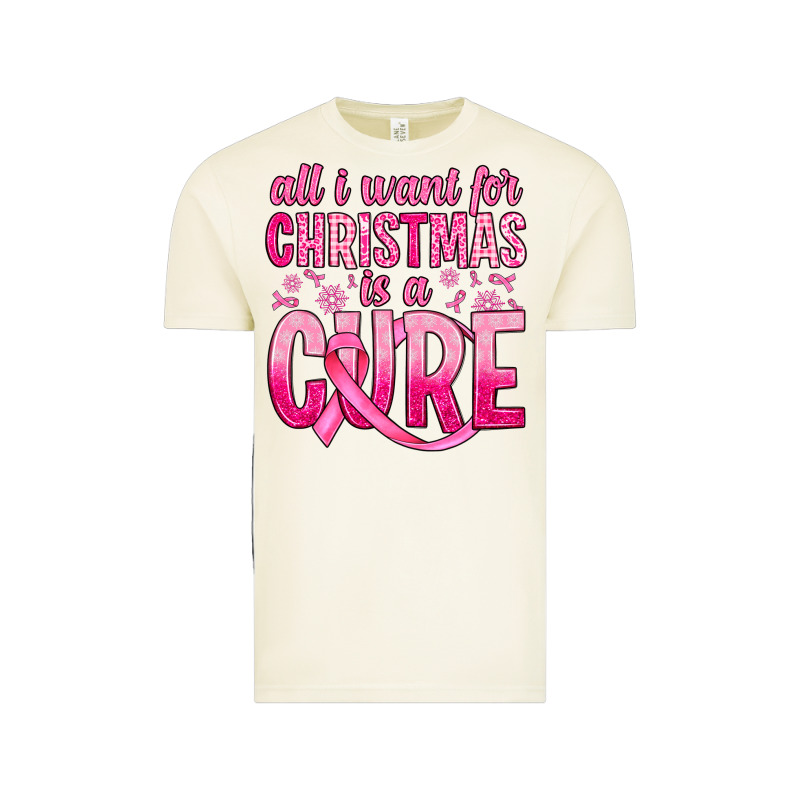 All I Want For Christmas Is A Cure Vintage Tee by JahusDesignShop | Teevron
