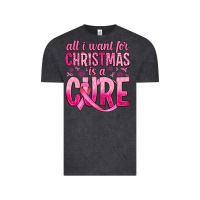 Vintage Black all i want for christmas is a cure Vintage Tee - JahusDesignShop