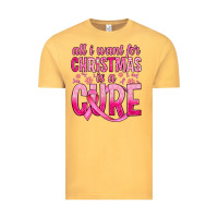 Vintage Mustard all i want for christmas is a cure Vintage Tee - JahusDesignShop