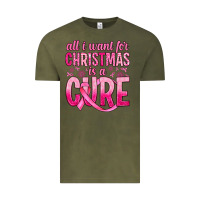 Vintage Olive all i want for christmas is a cure Vintage Tee - JahusDesignShop