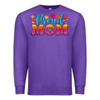 Purple Proud Mom Lesbian Premium Sweatshirt - BundleAndBundleShop