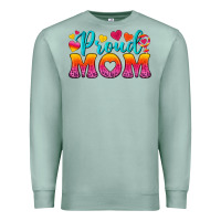 Seafoam Proud Mom Lesbian Premium Sweatshirt - BundleAndBundleShop