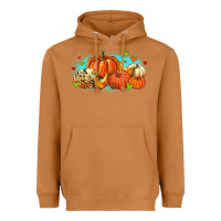 Meerkat thankful pumpkins Heavyweight Hoodie - MaliasSmallBusiness