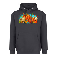 Smoke thankful pumpkins Heavyweight Hoodie - MaliasSmallBusiness
