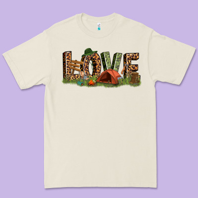 Love Camping Premium Tee Designed By Texasbilliewilder