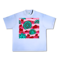 Grape Ice valentines day turquoise gemstone  and hearts Urban Heavy Tee - BundleAndBundleShop