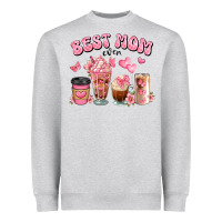 Heather Grey best mom ever floral coffee cups Heavyweight Sweatshirt - JahusDesignShop