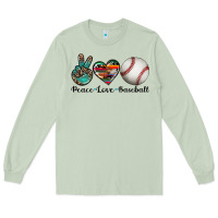 Matcha peace love baseball Long Sleeve Tee - Artiststas
