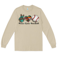 Mushroom peace love baseball Long Sleeve Tee - Artiststas