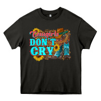 Asphalt cowgirls don't crty boots hat sunflowers Heavy Core Tee - Artiststas