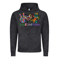 Vintage Black peace love autism Vintage Hoodie - SublimationCraftShop