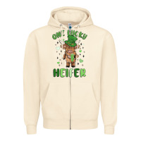 Sandshell one lucky heifer Zipper Hoodie - MaliasSmallBusiness