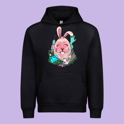 Easter Egg Nurse Easter Day Urban Hoodie Designed By Howdyjamesfarm