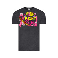 Vintage Black breast cancer go fight cure softball Vintage Tee - JahusDesignShop